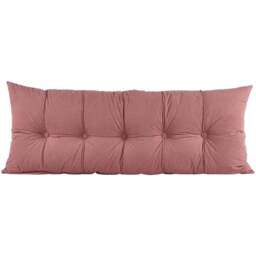 Living and Home Pink Chenille Headboard Pillow 60 x 150cm - Size: 60 x 150 x 18cm - Wilko