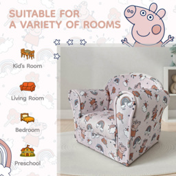 Kidsaw Kids Peppa Pig Pink Mini Chair - Size: Single - Wilko - thumbnail 6