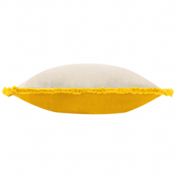 furn. Yellow Soleil Embroidered Polyester Filled Cushion 30 x 50cm - Wilko - thumbnail 4
