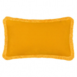 furn. Yellow Soleil Embroidered Polyester Filled Cushion 30 x 50cm - Wilko - thumbnail 3
