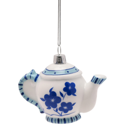 The Seasonal Gift Co Blue and White Delicate Hanging Decoration 2 Piece - Size: 21 x 8 x 7cm - The Seasonal Gift Co. - Wilko - thumbnail 3