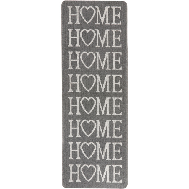 My Mat Silver Home Stain Resistant Runner 67 x 200cm - grey - Wilko