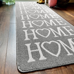My Mat Silver Home Stain Resistant Runner 67 x 200cm - grey - Wilko - thumbnail 5