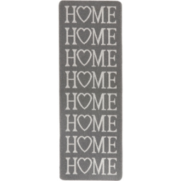 My Mat Silver Home Stain Resistant Runner 67 x 200cm - grey - Wilko - thumbnail 1