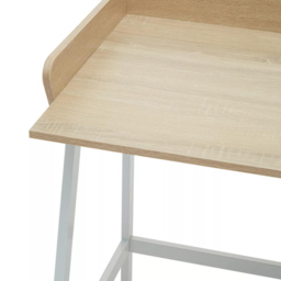 Premier Housewares Bradbury Single Drawer Natural Oak Desk - Size: 103 x 60 x 84cm - Cream - Interiors by Premier - Wilko - thumbnail 5