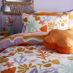 furn. Amelie King Size Multicolour Duvet Set - Wilko - thumbnail 4