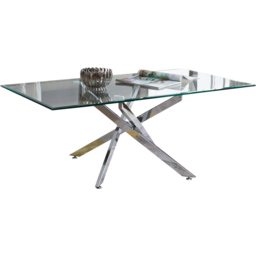 Furniturebox Tavlo Silver Coffee Table - Size: 120 x 60 x 45cm - Wilko - thumbnail 3
