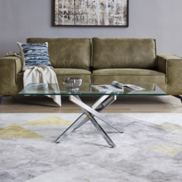 Furniturebox Tavlo Silver Coffee Table - Size: 120 x 60 x 45cm - Wilko - thumbnail 7