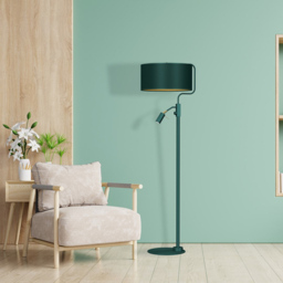 Milagro Verde Green Floor Lamp 230V - Size: 45 x 45 x 160cm - Wilko - thumbnail 6