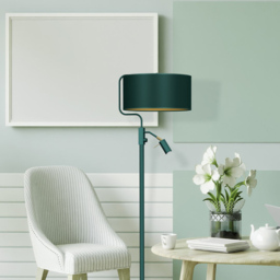 Milagro Verde Green Floor Lamp 230V - Size: 45 x 45 x 160cm - Wilko - thumbnail 4