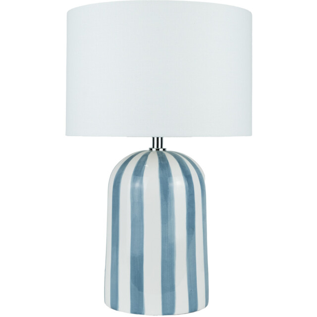 Roisin Table Lamp - Blue and White - Wilko - image 1
