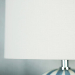 Roisin Table Lamp - Blue and White - Wilko - thumbnail 2