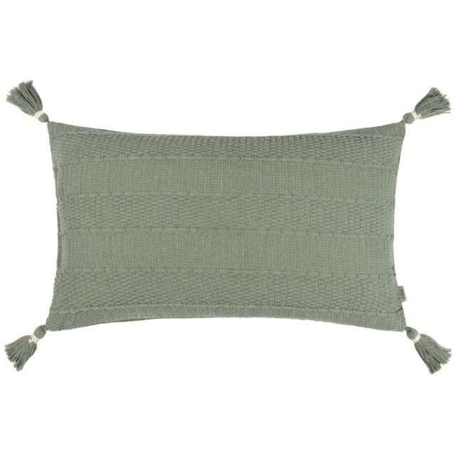 Yard Caliche Eucalyptus Tasselled Cushion - Size: 60 x 40cm - Multi - Yard Living - Wilko - image 1