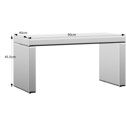 Comfy Living Rectangular Mirrored Glass Coffee Table - Wilko - thumbnail 6