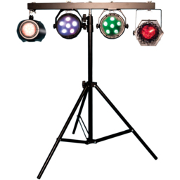 FX Lab 4 Way DJ Light and Stand Set - Size: 110 x 25 x 190cm - Black - FXLAB - Wilko - thumbnail 4
