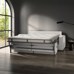 Jay-Be Deco 3 Seater Brushed Twill Smoke Sofa Bed with e-Sprung Mattress - Size: 2 Seater - Grey - Wilko - thumbnail 5