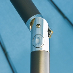 Outsunny Blue Crank and Tilt Parasol 2m - Wilko - thumbnail 4