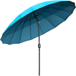 Outsunny Blue Crank and Tilt Parasol 2m - Wilko