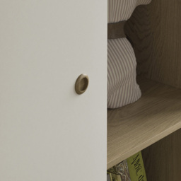 Junior Vida Neptune Single Door White and Oak Wardrobe - Wilko - thumbnail 6