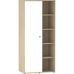 Junior Vida Neptune Single Door White and Oak Wardrobe - Wilko - thumbnail 3
