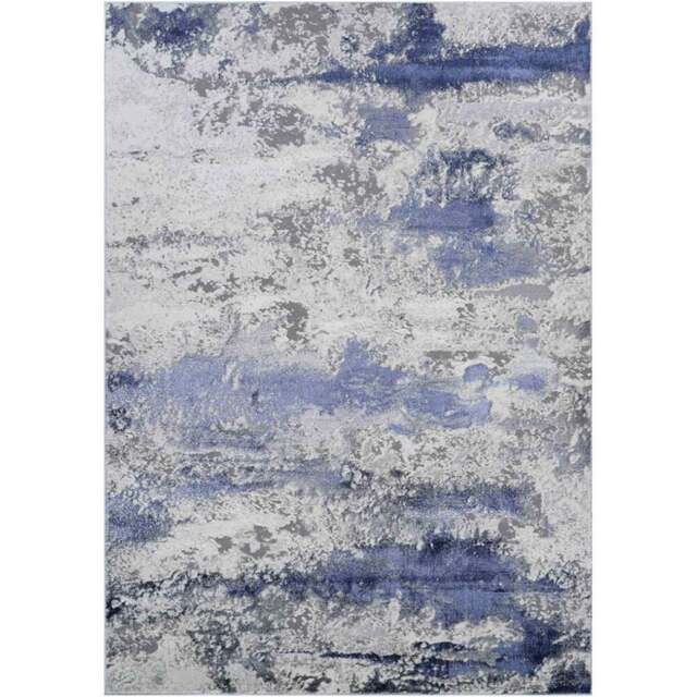 Desire Rugs Onyx Navy Living Room Abstract Area Rug 160 x 230cm - Wilko - image 1