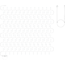 Eagle Connect 1500 Warm White LED White Cluster Light 30m - Size: 51 x 40 x 9cm - Wilko - thumbnail 3