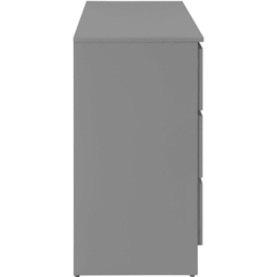 Oslo 6 Drawer Grey Chest of Drawers - Birlea - Wilko - thumbnail 7