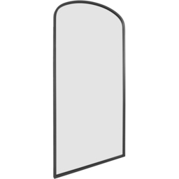 MirrorOutlet The Angustus Black Metal Arched Garden Wall Mirror 170 x 85cm - Size: 170 x 85 x 3cm - Wilko - thumbnail 4