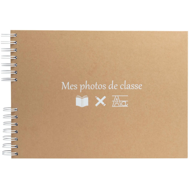 Exacompta Chestnut Brown Spiral Bound Photo Album 50 Sheet 32 x 22cm - Size: 3 x 32 x 22cm - Wilko - image 1