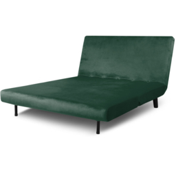 Aurora Double Sleeper Green Velvet Sofa Bed - Size: 2 Seater - Home Garden Direct - Wilko - thumbnail 6