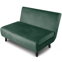 Aurora Double Sleeper Green Velvet Sofa Bed - Size: 2 Seater - Home Garden Direct - Wilko - thumbnail 5