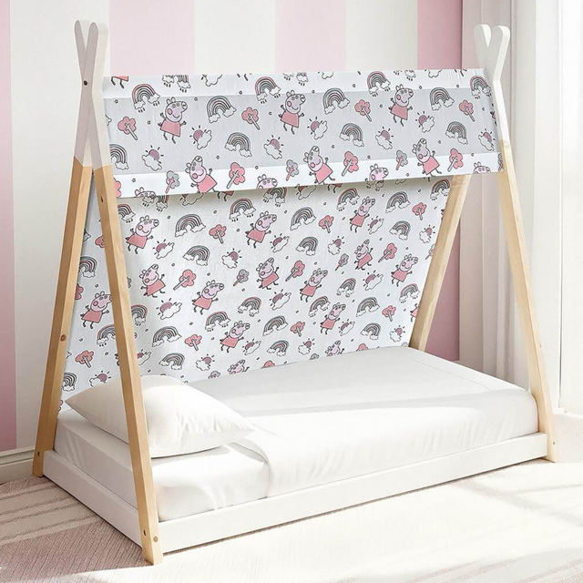 Kidsaw Peppa Pig Toddler House Bed - Pine - Wilko - image 1