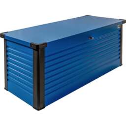 Trimetals 750L Blue Weatherproof Garden Storage Box - Wilko - thumbnail 1