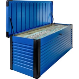 Trimetals 750L Blue Weatherproof Garden Storage Box - Wilko - thumbnail 3