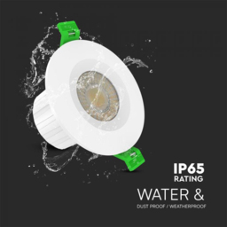V-TAC 6 Pack 5W and 8W 4 in 1 White Bezel LED Downlight - Size: 5.2 x 6.5 x 9cm - Wilko - thumbnail 7