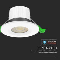 V-TAC 6 Pack 5W and 8W 4 in 1 White Bezel LED Downlight - Size: 5.2 x 6.5 x 9cm - Wilko - thumbnail 6