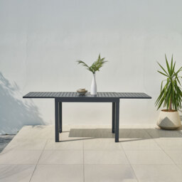 Madison Extension Table - Black - Outdoor Essentials - Wilko