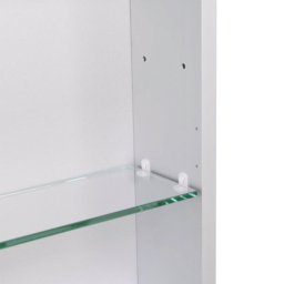Living and Home Single Door Black Surface Mount LED Mirror Cabinet - Size: 70 x 50 x 13.7cm - Wilko - thumbnail 6
