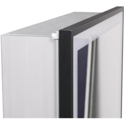 Living and Home Single Door Black Surface Mount LED Mirror Cabinet - Size: 70 x 50 x 13.7cm - Wilko - thumbnail 7