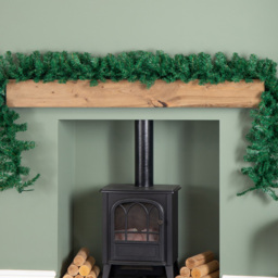 Samuel Alexander Plain Green Traditional Christmas Garland with 260 Tips 270cm x 25cm - Size: 27cm - Wilko - thumbnail 7