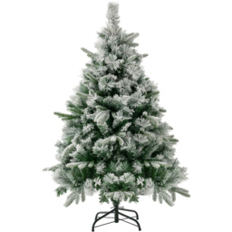 Costway Pre Lit Warm White LED Artificial Christmas Tree 4.5ft - Multi - Wilko - thumbnail 1
