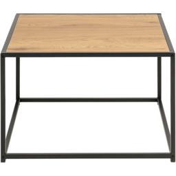 Florence Seaford Oak Top Black Metal Coffee Table - Furniture To Go - Wilko - thumbnail 4