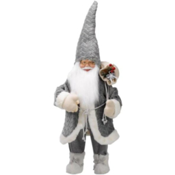 Marco Paul Grey Papa Noel Mega Santa Claus Home Decoration 85cm - Size: 20 x 20 x 10cm - Wilko - thumbnail 1