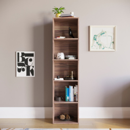 VIDA DESIGNS Oxford 5 Shelf Walnut Cube Bookcase - Brown - Wilko - thumbnail 5