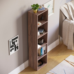 VIDA DESIGNS Oxford 5 Shelf Walnut Cube Bookcase - Brown - Wilko - thumbnail 7