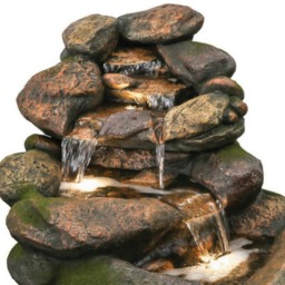 Bermuda Springs Eternal Water Feature - Size: 57 x 43 x 48cm - Grey - Bermuda Water Gardens - Wilko - thumbnail 3