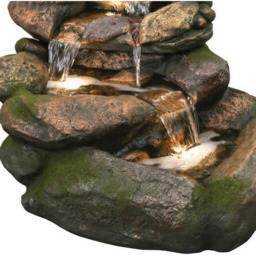 Bermuda Springs Eternal Water Feature - Size: 57 x 43 x 48cm - Grey - Bermuda Water Gardens - Wilko - thumbnail 4