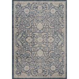Desire Rugs Maia Navy Floral Non Slip Rug 160 x 240cm - Blue - Wilko - thumbnail 1