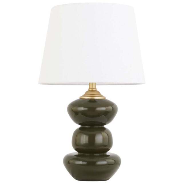 Everett Table Lamp Green - Wilko - image 1