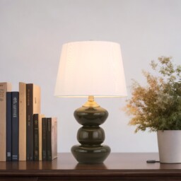 Everett Table Lamp Green - Wilko - thumbnail 5